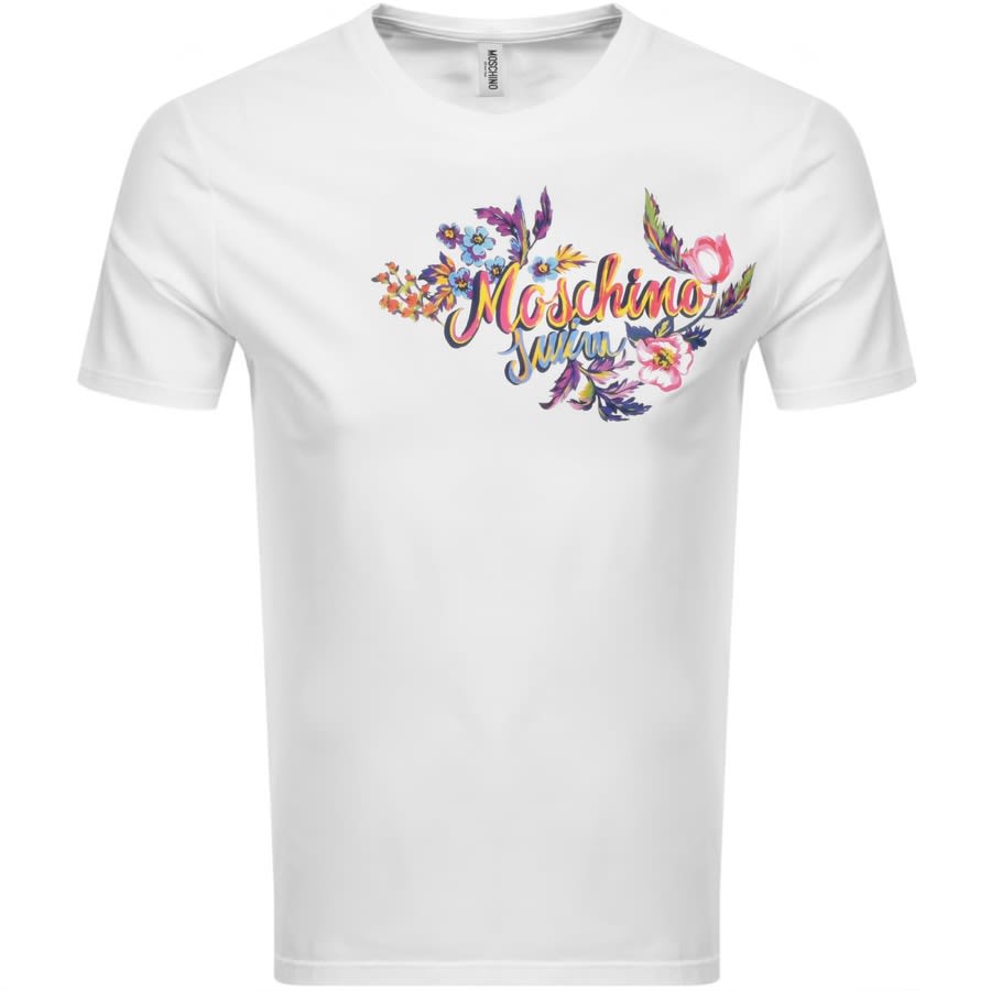 Alternative Image for ProductMoschino Swim Logo T Shirt White1